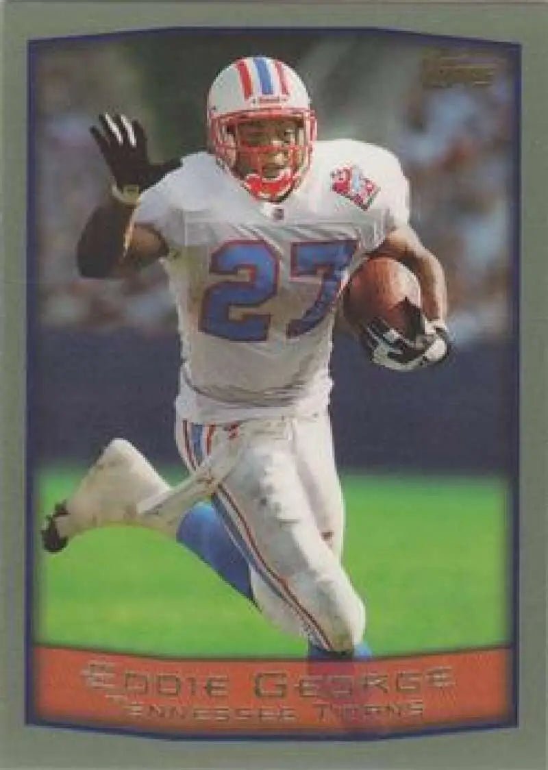 1999 Topps #175 Eddie George EX Excellent Tennessee Titans Football Card - Football Card Single