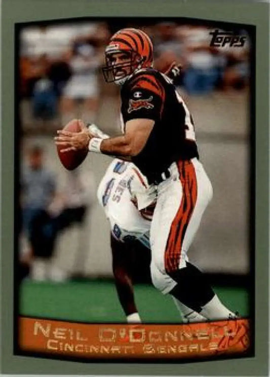 1999 Topps #177 Neil O’Donnell EX Excellent Cincinnati Bengals Football Card - Football Card Single