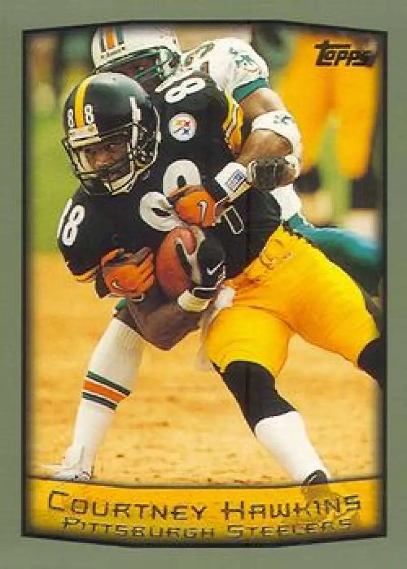 1999 Topps #179 Courtney Hawkins EX Excellent Pittsburgh Steelers Football Card - Football Card Single