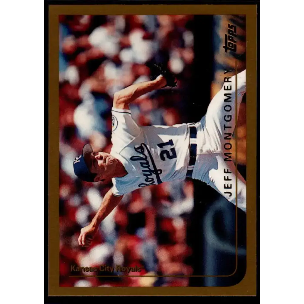 1999 Topps #179 Jeff Montgomery NM-MT Kansas City Royals Baseball Card - Baseball Card Single