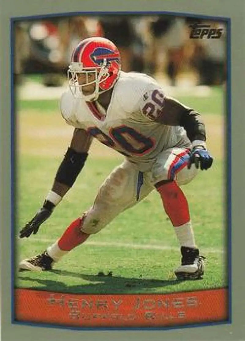 1999 Topps #18 Henry Jones EX Excellent Buffalo Bills Football Card - Football Card Single