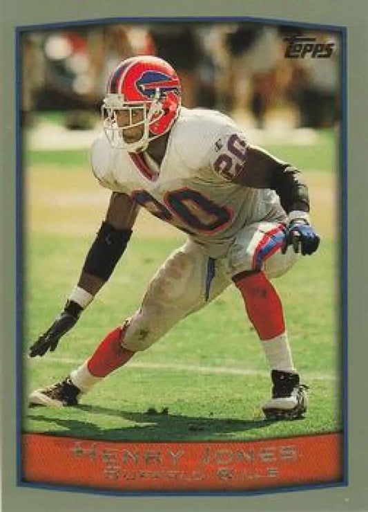 1999 Topps #18 Henry Jones EX Excellent Buffalo Bills Football Card - Football Card Single