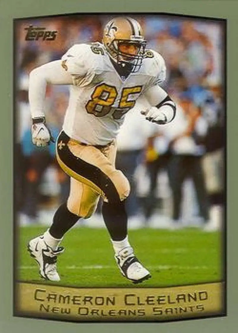 1999 Topps #182 Cameron Cleeland EX Excellent New Orleans Saints Football Card - Football Card Single