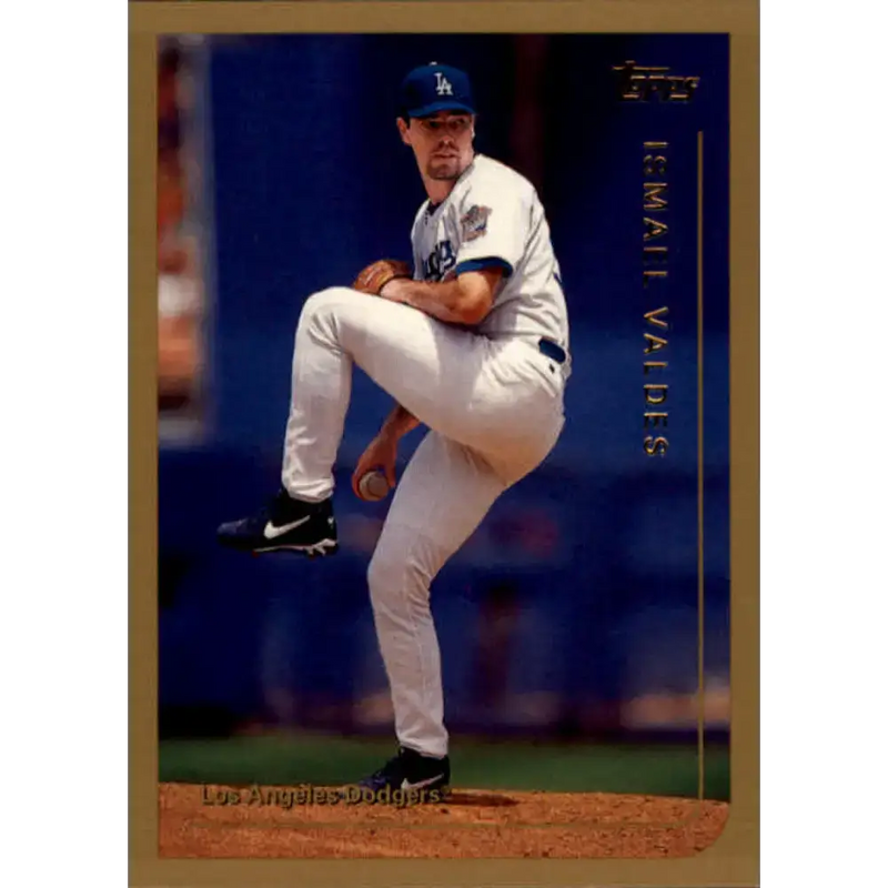 1999 Topps #182 Ismael Valdes NM-MT Los Angeles Dodgers Baseball Card - Baseball Card Single