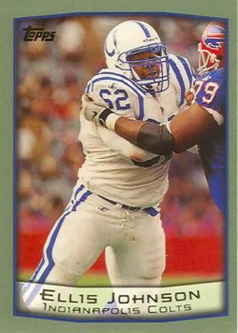 1999 Topps #183 Ellis Johnson EX Excellent Indianapolis Colts Football Card - Football Card Single