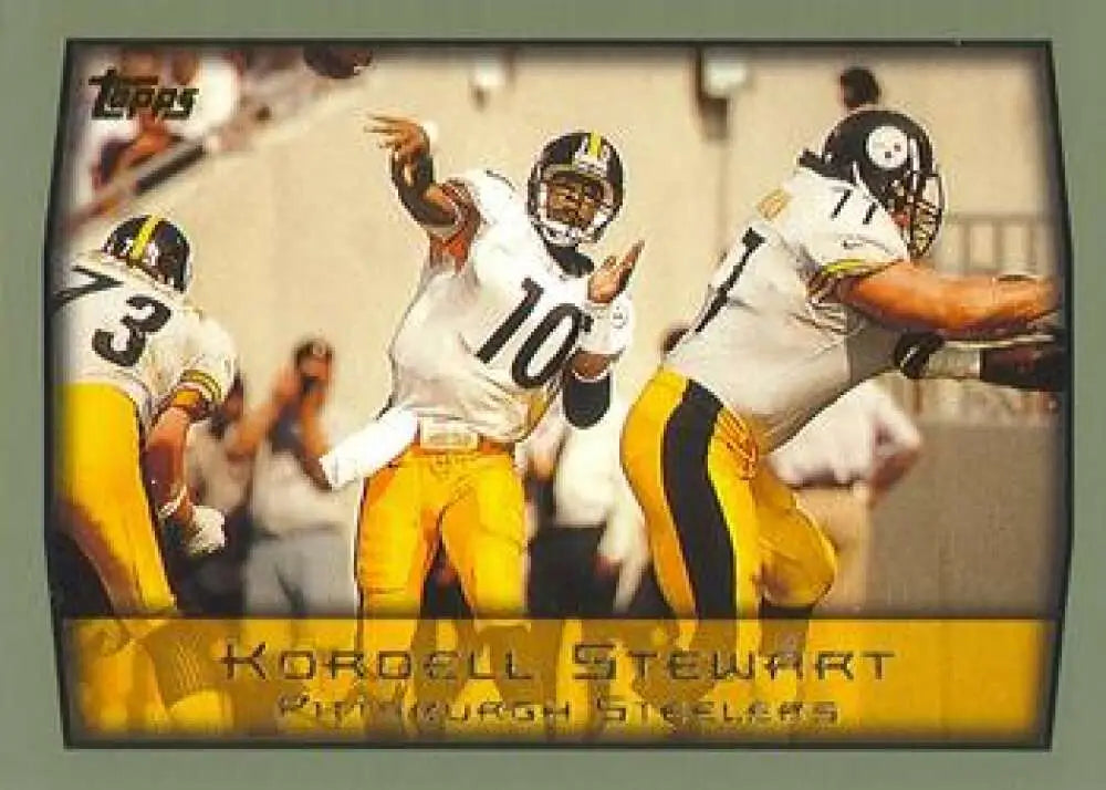 1999 Topps #193 Kordell Stewart EX Excellent Pittsburgh Steelers Football Card