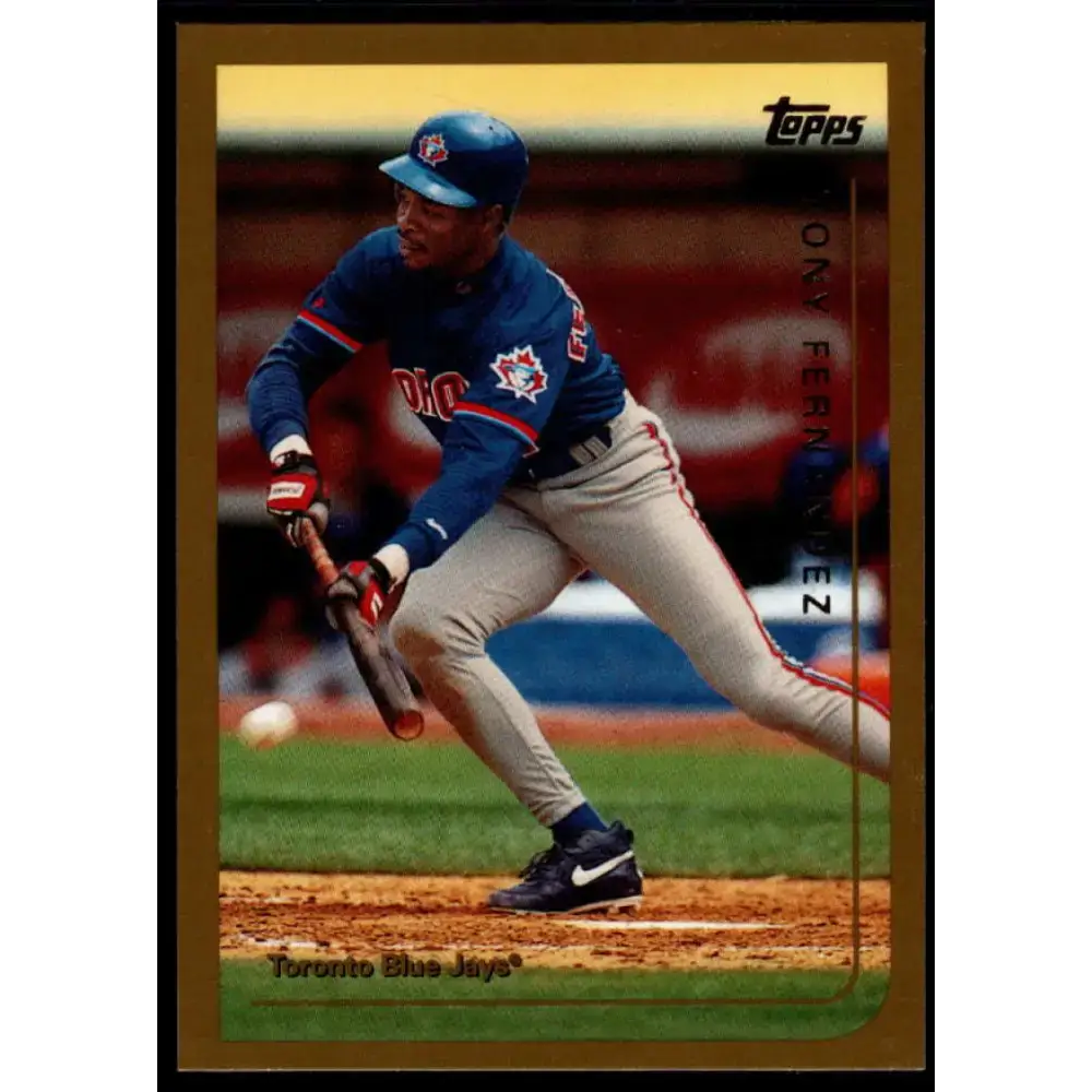 1999 Topps #196 Tony Fernandez NM-MT Toronto Blue Jays Baseball Card - Baseball Card Single