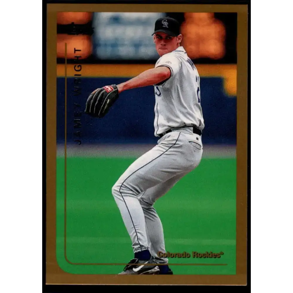 1999 Topps #197 Jamey Wright NM-MT Colorado Rockies Baseball Card - Baseball Card Single