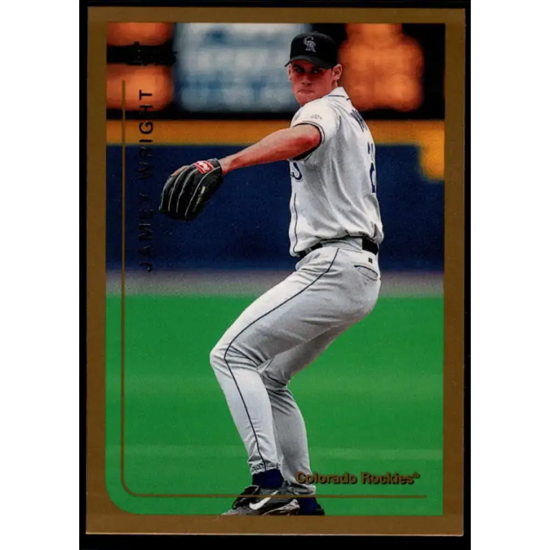 1999 Topps #197 Jamey Wright NM-MT Colorado Rockies Baseball Card - Baseball Card Single