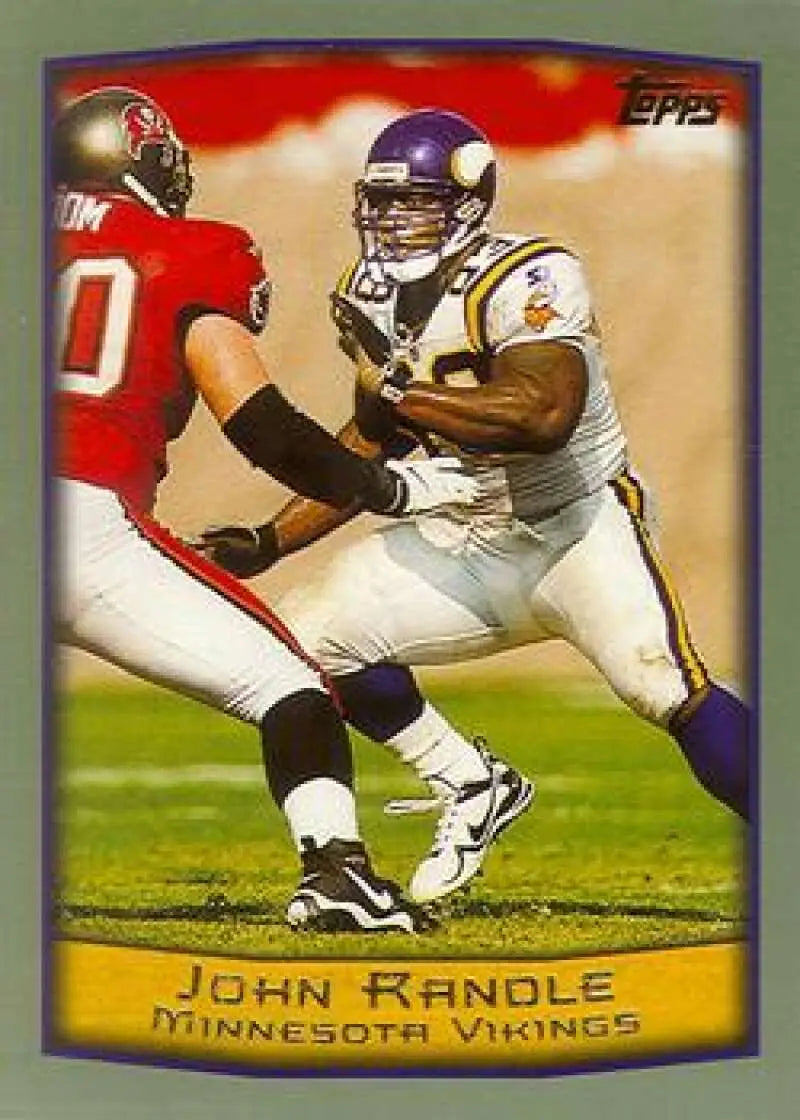1999 Topps #198 John Randle EX Excellent Minnesota Vikings Football Card - Football Card Single