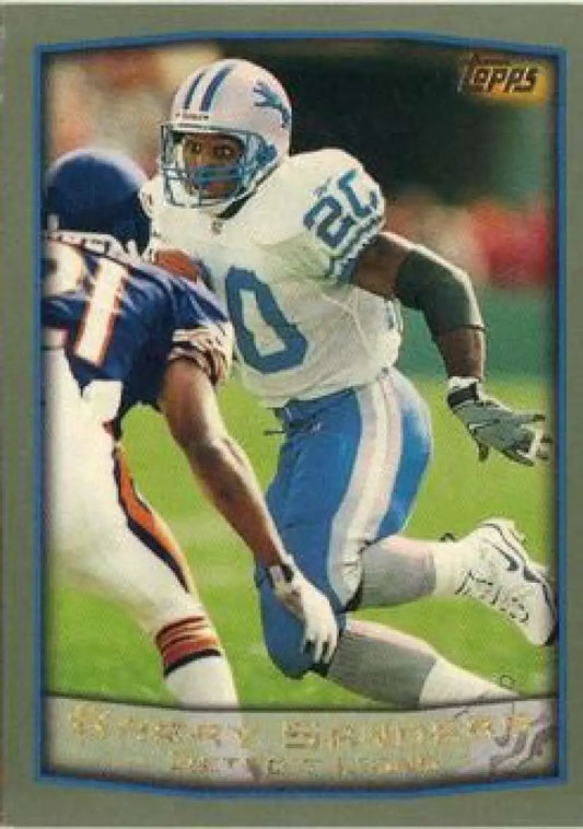 1999 Topps #200 Barry Sanders EX Excellent Detroit Lions Football Card
