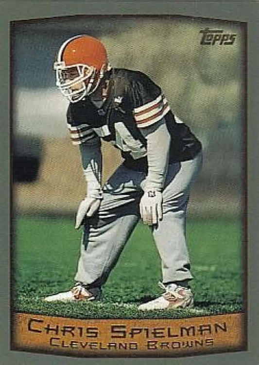 1999 Topps #201 Chris Spielman EX Excellent Cleveland Browns Football Card