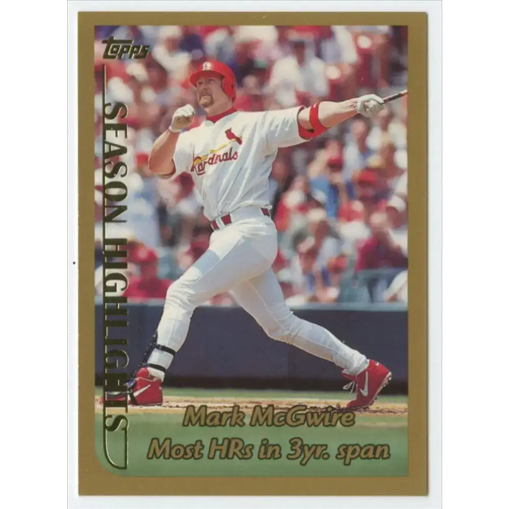 1999 Topps #201 Mark McGwire NM-MT St. Louis Cardinals Baseball Card - Baseball Card Single