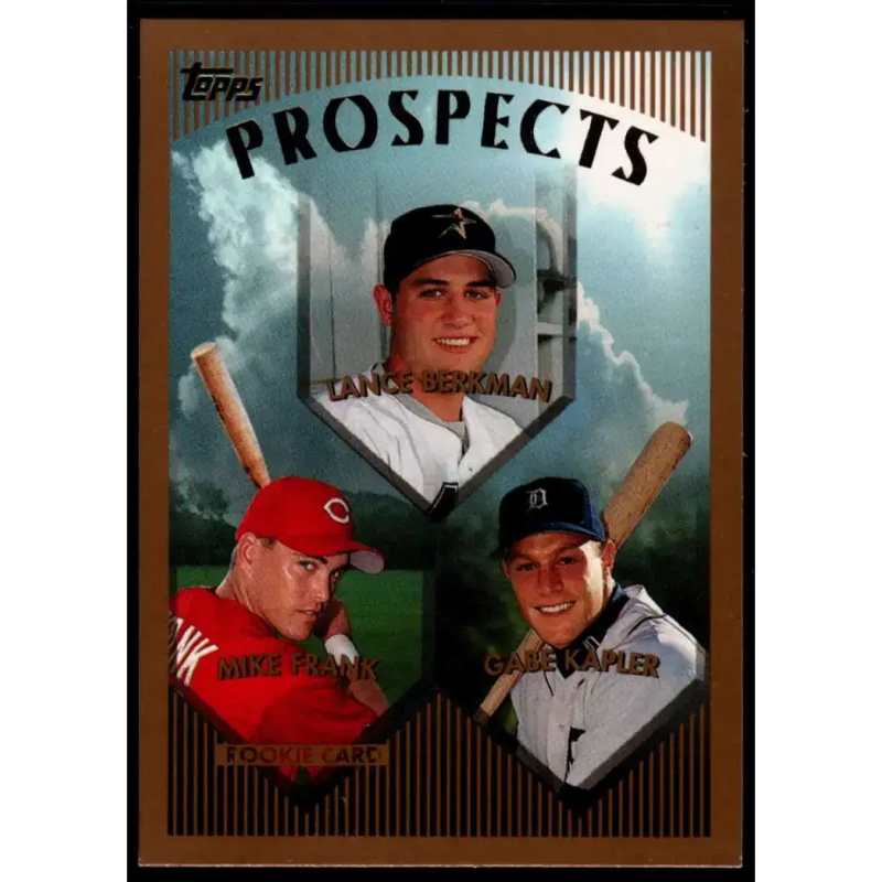 1999 Topps #205 Lance Berkman/Mike Frank/Gabe Kapler NM-MT Houston Astros/Cincinnati Reds/Detroit Tigers Baseball Card