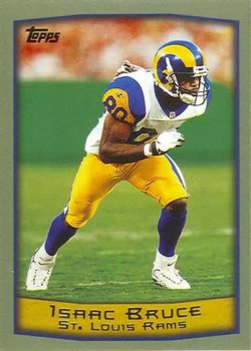 1999 Topps #208 Isaac Bruce EX Excellent St. Louis Rams Football Card - Football Card Single