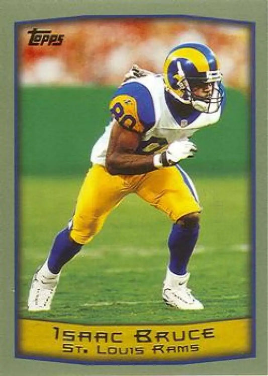 1999 Topps #208 Isaac Bruce EX Excellent St. Louis Rams Football Card - Football Card Single