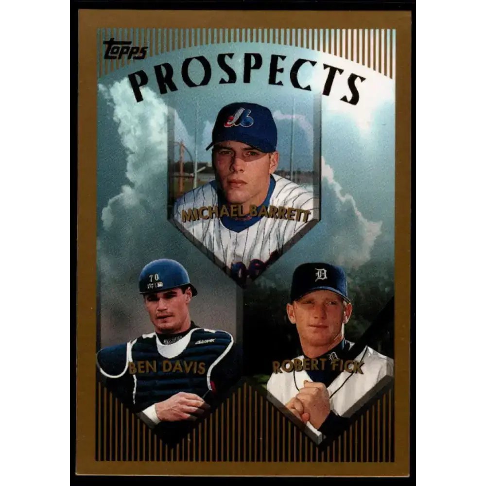 1999 Topps #208 Michael Barrett/Ben Davis/Robert Fick NM-MT Montreal Expos/San Diego Padres/Detroit Tigers Baseball