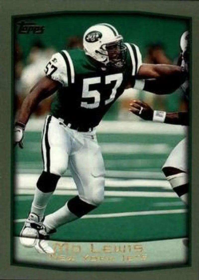 1999 Topps #209 Mo Lewis EX Excellent New York Jets Football Card - Football Card Single