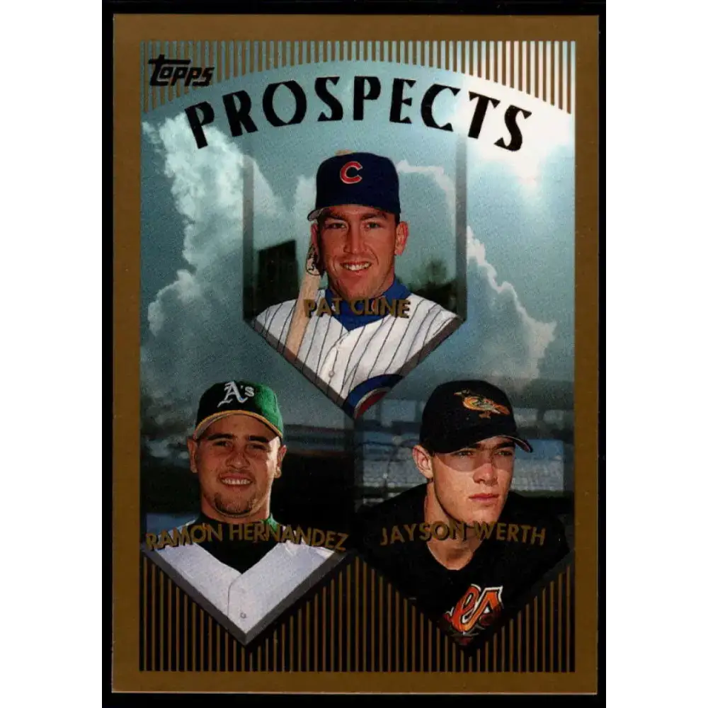 1999 Topps #209 Pat Cline/Ramon Hernandez/Jayson Werth NM-MT Chicago Cubs/Oakland Athletics/Baltimore Orioles Baseball