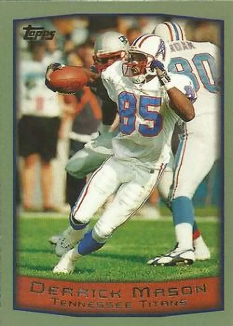 1999 Topps #21 Derrick Mason EX Excellent Tennessee Titans Football Card - Football Card Single