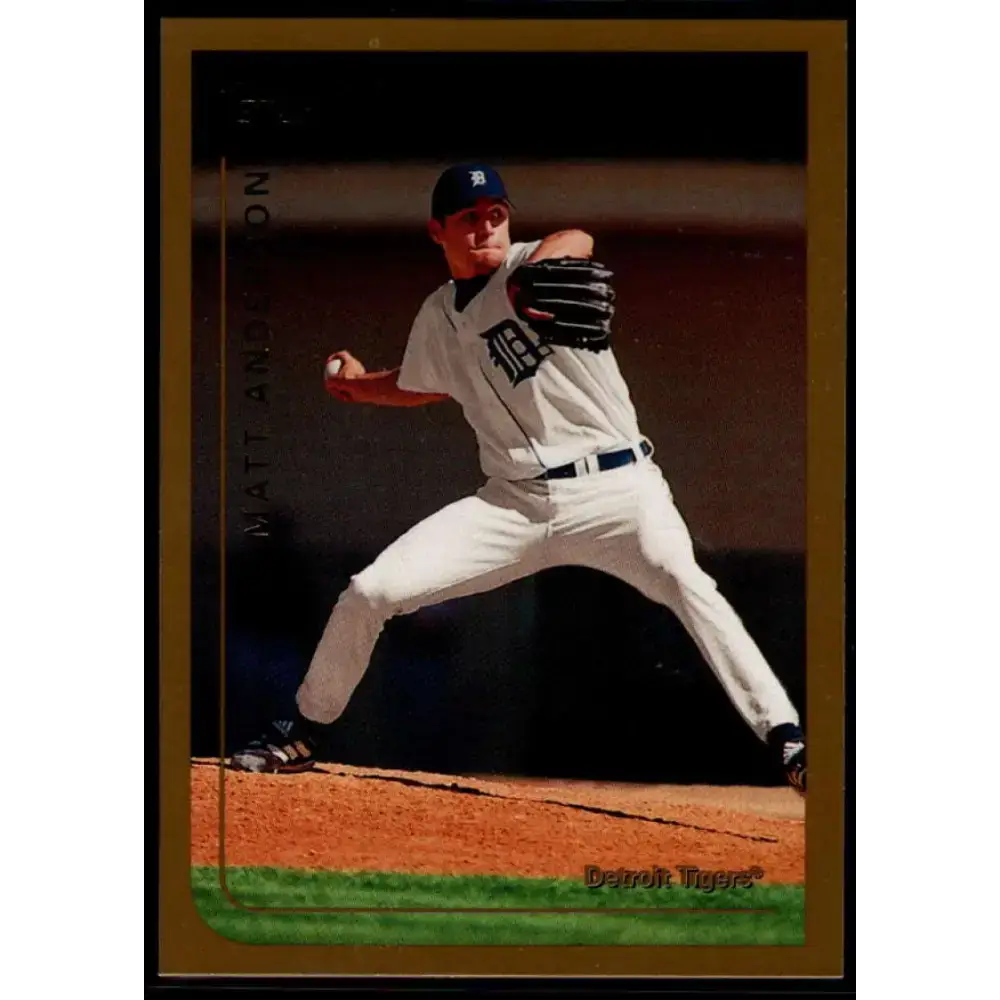 1999 Topps #21 Matt Anderson NM-MT Detroit Tigers Baseball Card - Baseball Card Single