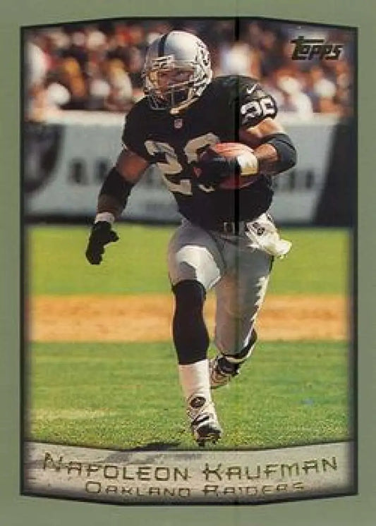 1999 Topps #212 Napoleon Kaufman EX Excellent Oakland Raiders Football Card - Football Card Single