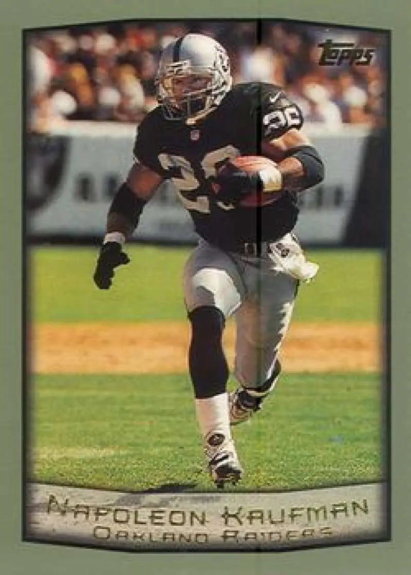 1999 Topps #212 Napoleon Kaufman EX Excellent Oakland Raiders Football Card - Football Card Single
