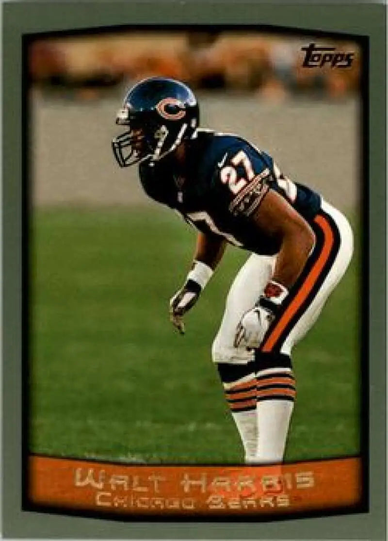 1999 Topps #213 Walt Harris EX Excellent Chicago Bears Football Card - Football Card Single