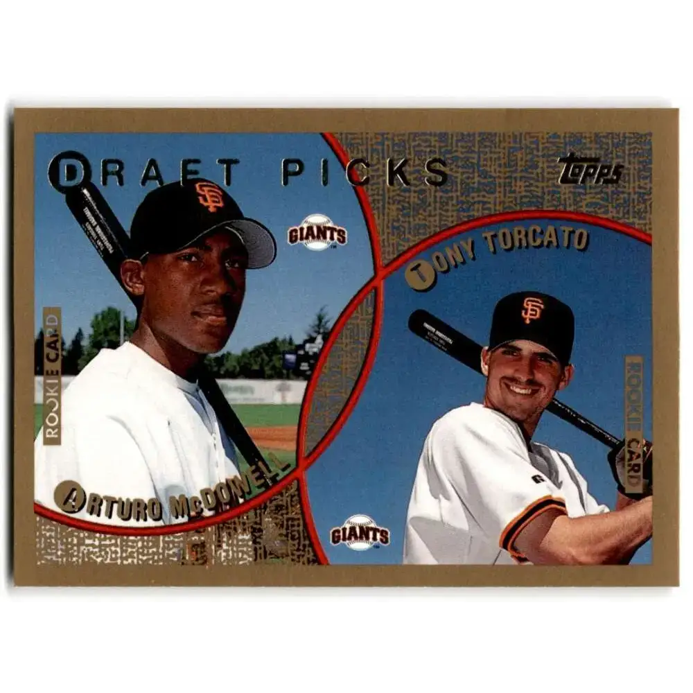 1999 Topps #214 Arturo McDowell/Tony Torcato NM-MT RC Rookie San Francisco Giants Baseball Card - Baseball Card Single