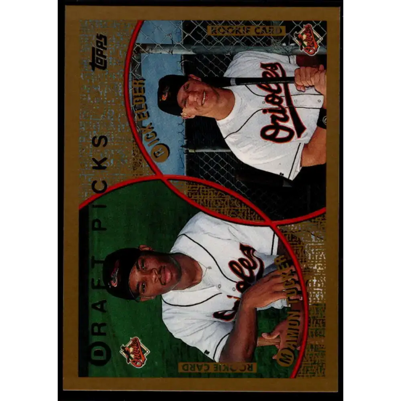 1999 Topps #217 Mamon Tucker/Rick Elder NM-MT RC Rookie Baltimore Orioles Baseball Card - Baseball Card Single