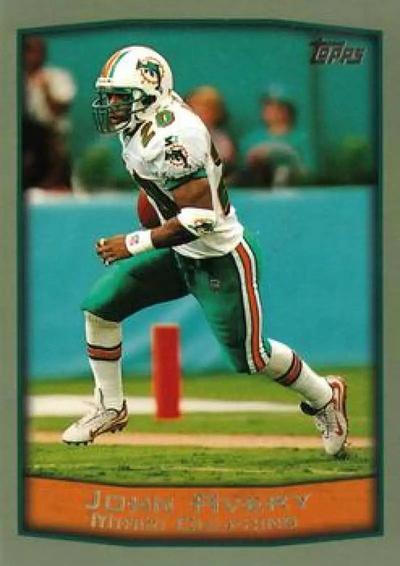 1999 Topps #218 John Avery EX Excellent Miami Dolphins Football Card - Football Card Single