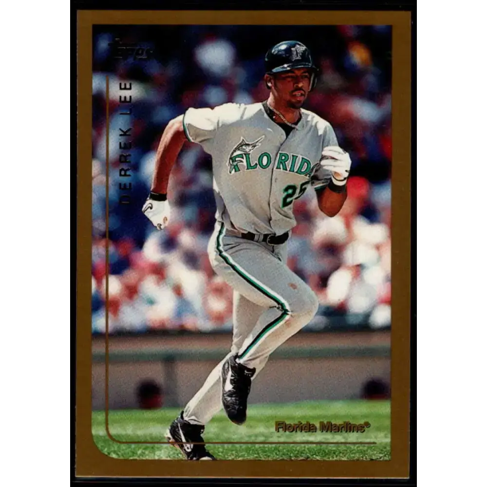 1999 Topps #22 Derrek Lee NM-MT Florida Marlins Baseball Card - Baseball Card Single