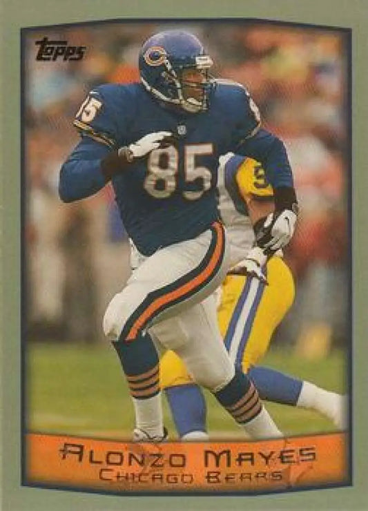 1999 Topps #224 Alonzo Mayes EX Excellent Chicago Bears Football Card