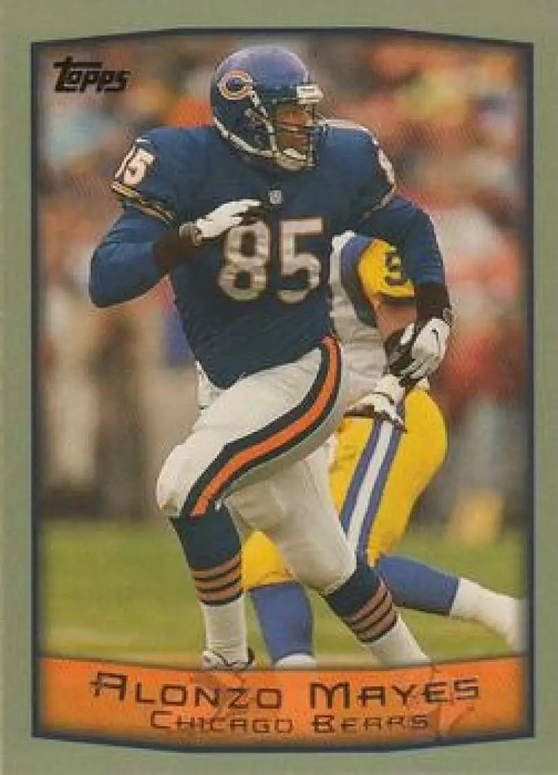 1999 Topps #224 Alonzo Mayes EX Excellent Chicago Bears Football Card - Football Card Single