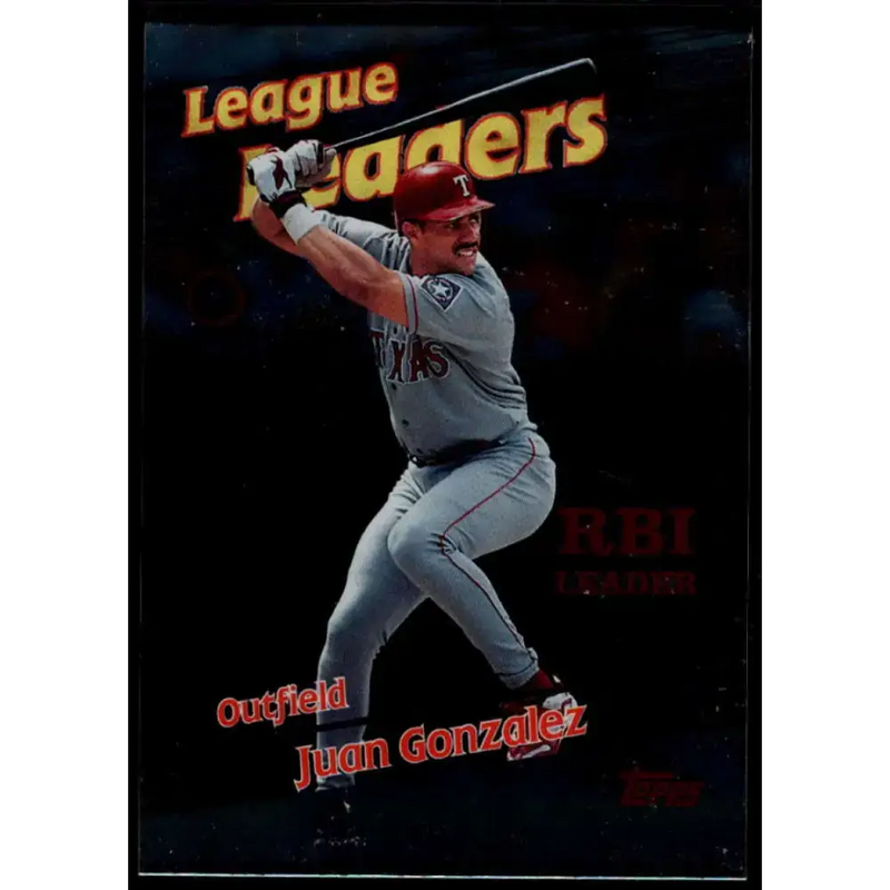 1999 Topps #226 Juan Gonzalez NM-MT Texas Rangers Baseball Card - Baseball Card Single