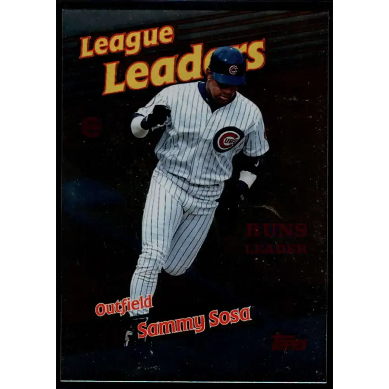 1999 Topps #229 Sammy Sosa NM-MT Chicago Cubs Baseball Card - Baseball Card Single