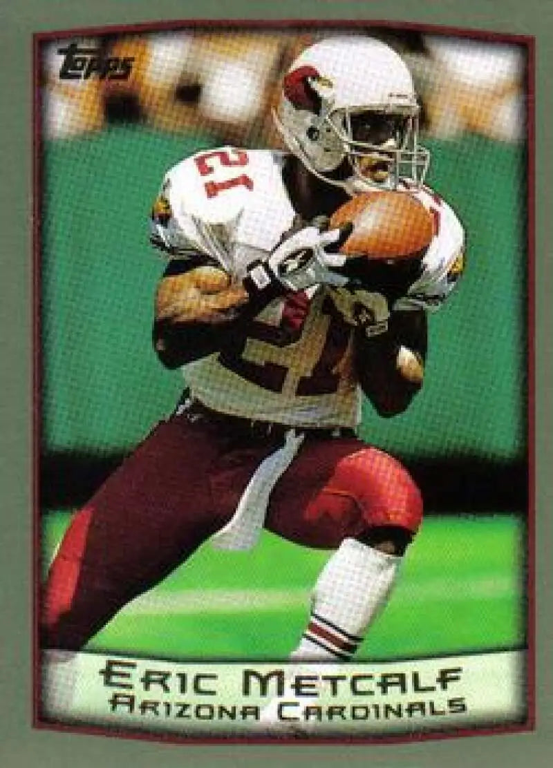 1999 Topps #23 Eric Metcalf EX Excellent Arizona Cardinals Football Card - Football Card Single