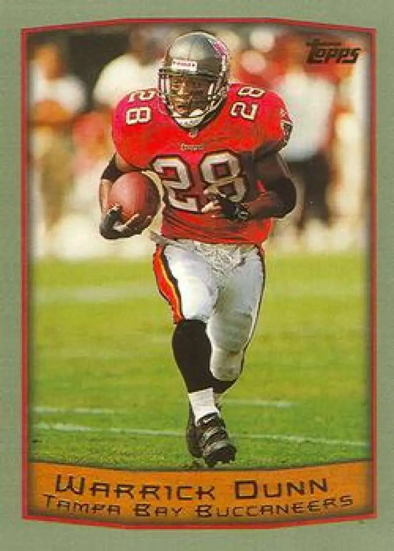 1999 Topps #230 Warrick Dunn EX Excellent Tampa Bay Buccaneers Football Card - Football Card Single