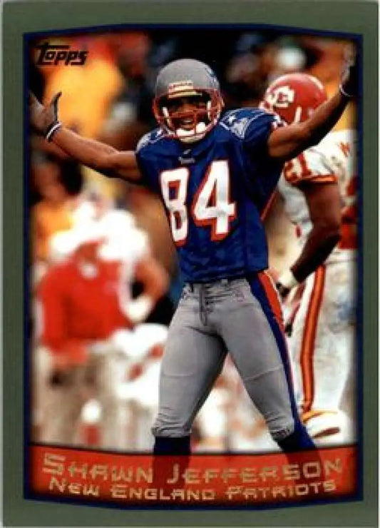 1999 Topps #231 Shawn Jefferson EX Excellent New England Patriots Football Card - Football Card Single