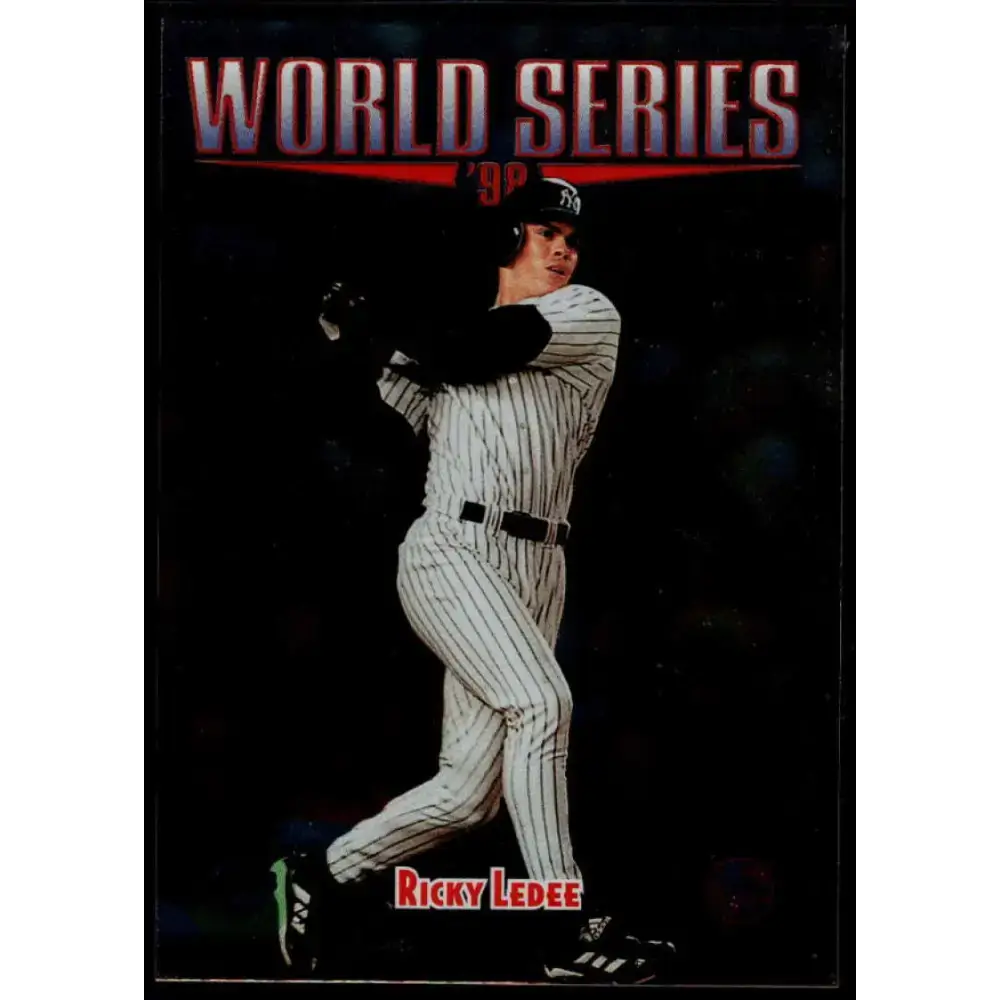 1999 Topps #233 Ricky Ledee NM-MT New York Yankees Baseball Card - Baseball Card Single