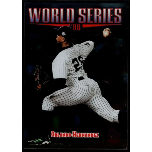 1999 Topps #237 Orlando Hernandez NM-MT New York Yankees Baseball Card - Baseball Card Single