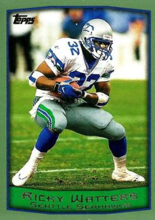 1999 Topps #237 Ricky Watters EX Excellent Seattle Seahawks Football Card