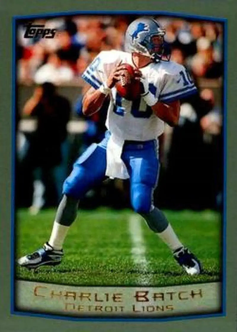 1999 Topps #240 Charlie Batch EX Excellent Detroit Lions Football Card - Football Card Single