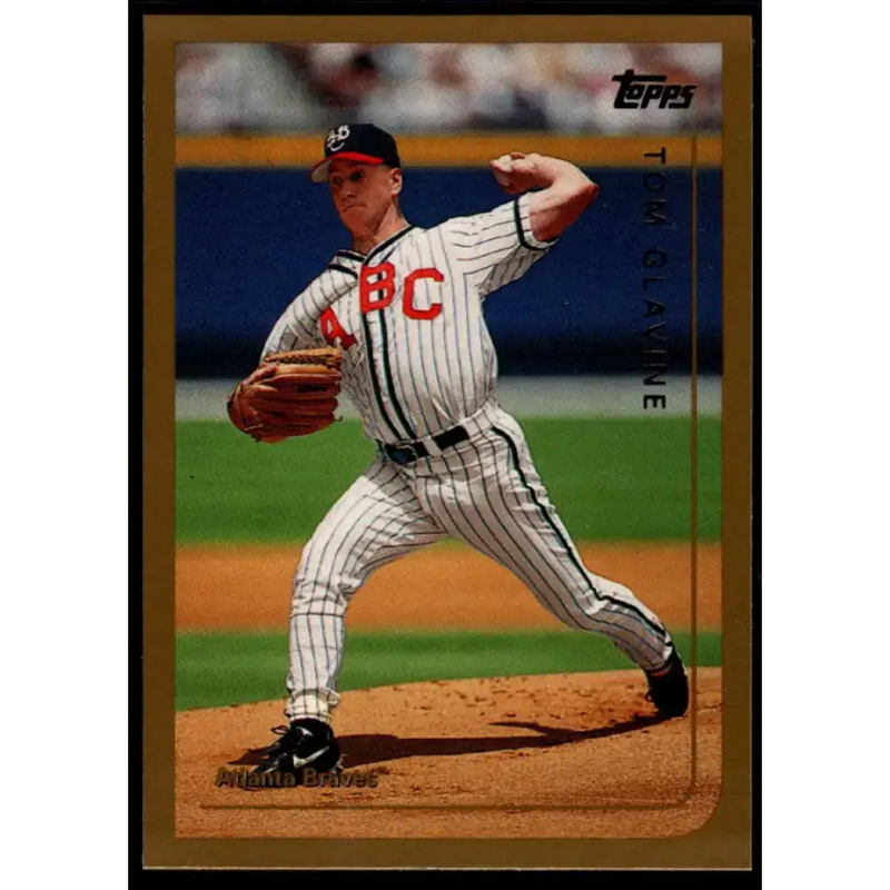 1999 Topps #243 Tom Glavine NM-MT Atlanta Braves Baseball Card - Baseball Card Single
