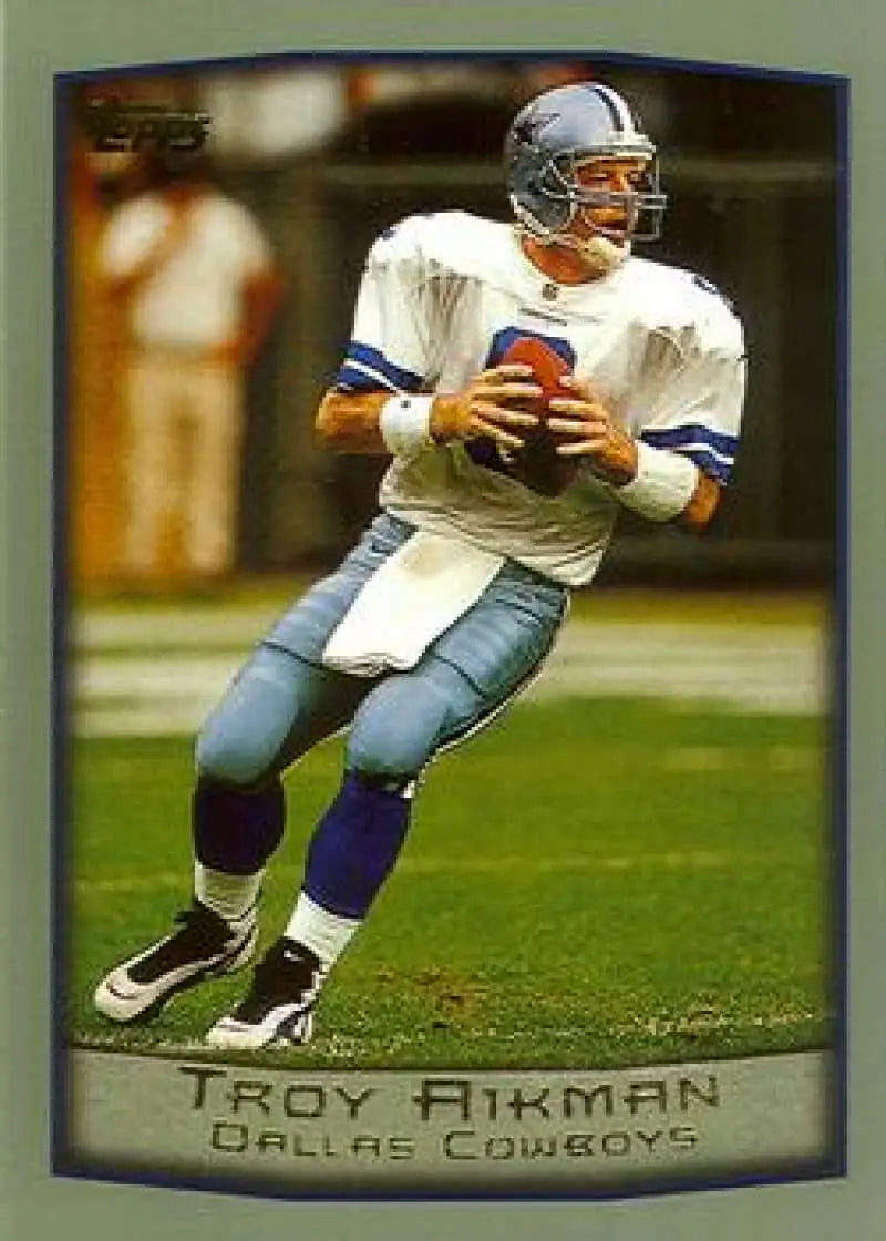 1999 Topps #245 Troy Aikman EX Excellent Dallas Cowboys Football Card - Football Card Single
