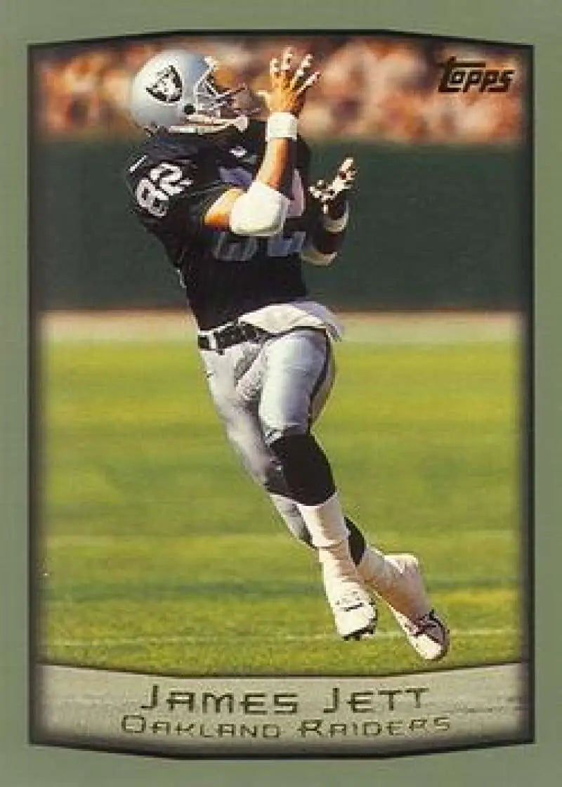 1999 Topps #249 James Jett EX Excellent Oakland Raiders Football Card - Football Card Single