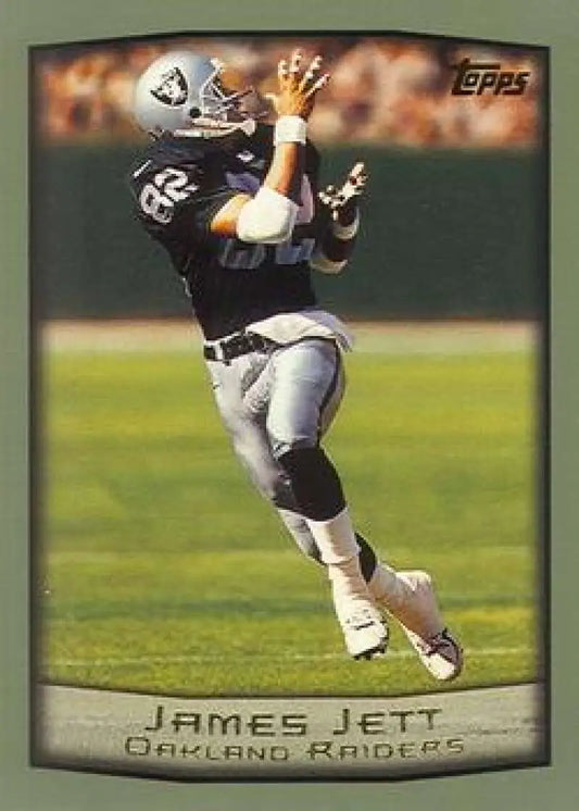1999 Topps #249 James Jett EX Excellent Oakland Raiders Football Card - Football Card Single