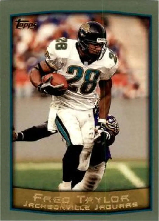 1999 Topps #25 Fred Taylor EX Excellent Jacksonville Jaguars Football Card - Football Card Single