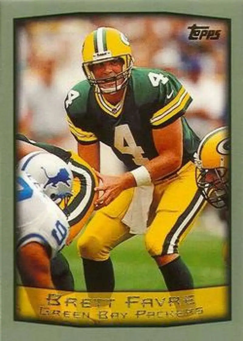 1999 Topps #250 Brett Favre EX Excellent Green Bay Packers Football Card - Football Card Single