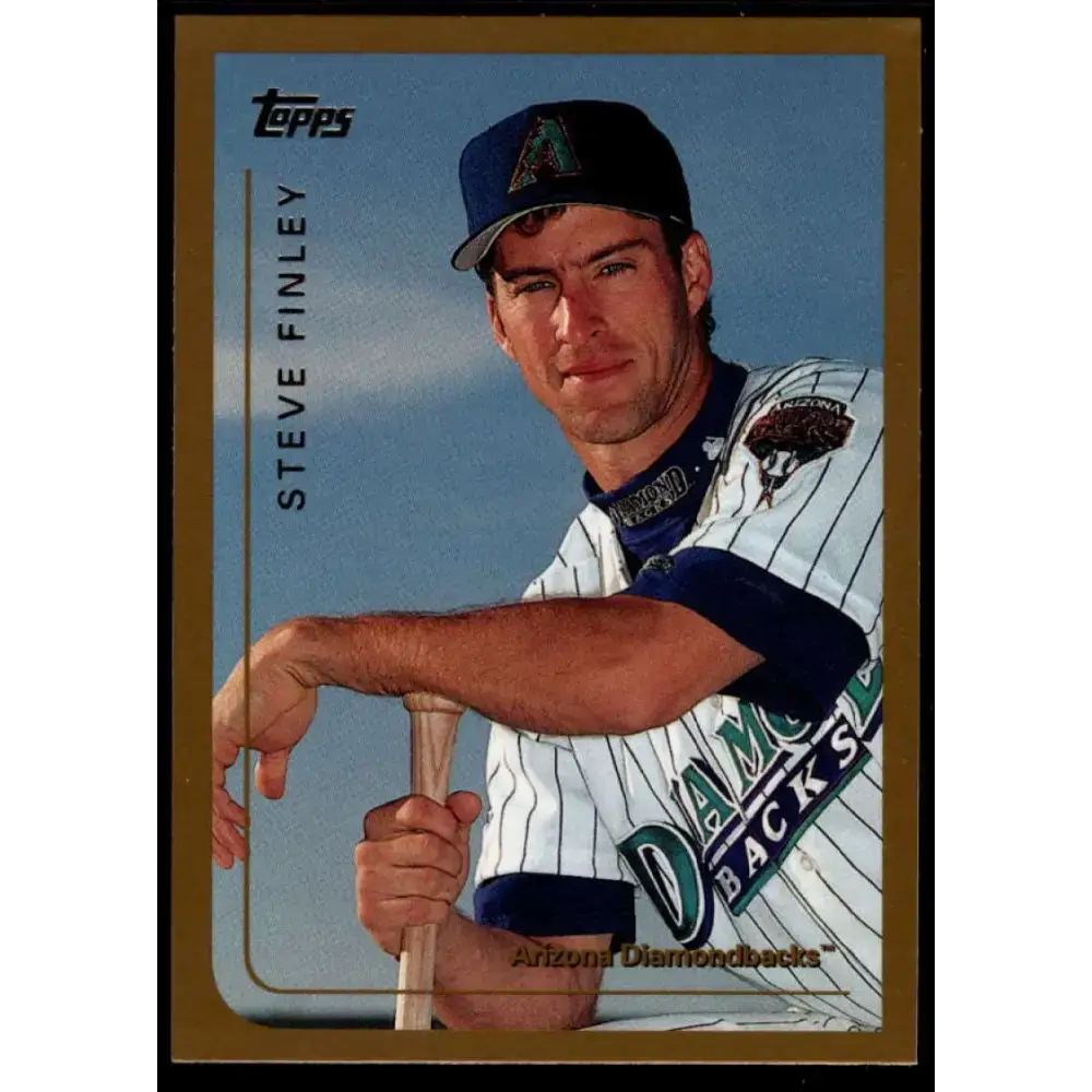 1999 Topps #253 Steve Finley NM-MT Arizona Diamondbacks Baseball Card - Baseball Card Single